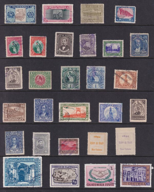 Guatemala Stamp Frimærker Diverse