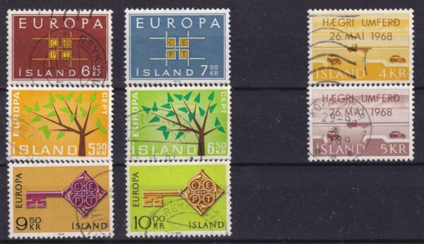 Island Stamp Frimærker Diverse