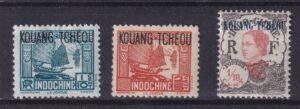 Kouang Tcheou Stamp Frimærker