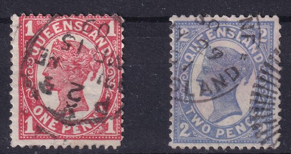 Queensland Stamp Frimærker