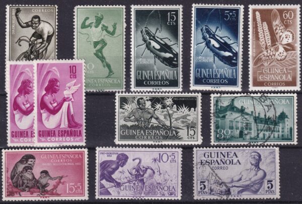 Spansk Guinea Frimærker Diverse
