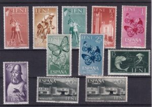Ifni -Spanien Stamp Frimærker Diverse