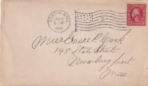 USA Brev Stamp Frimærke 1915