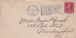 USA Brev Stamp Frimærke 1914