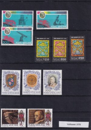 Vatikanet 1978 Stamp Frimærker