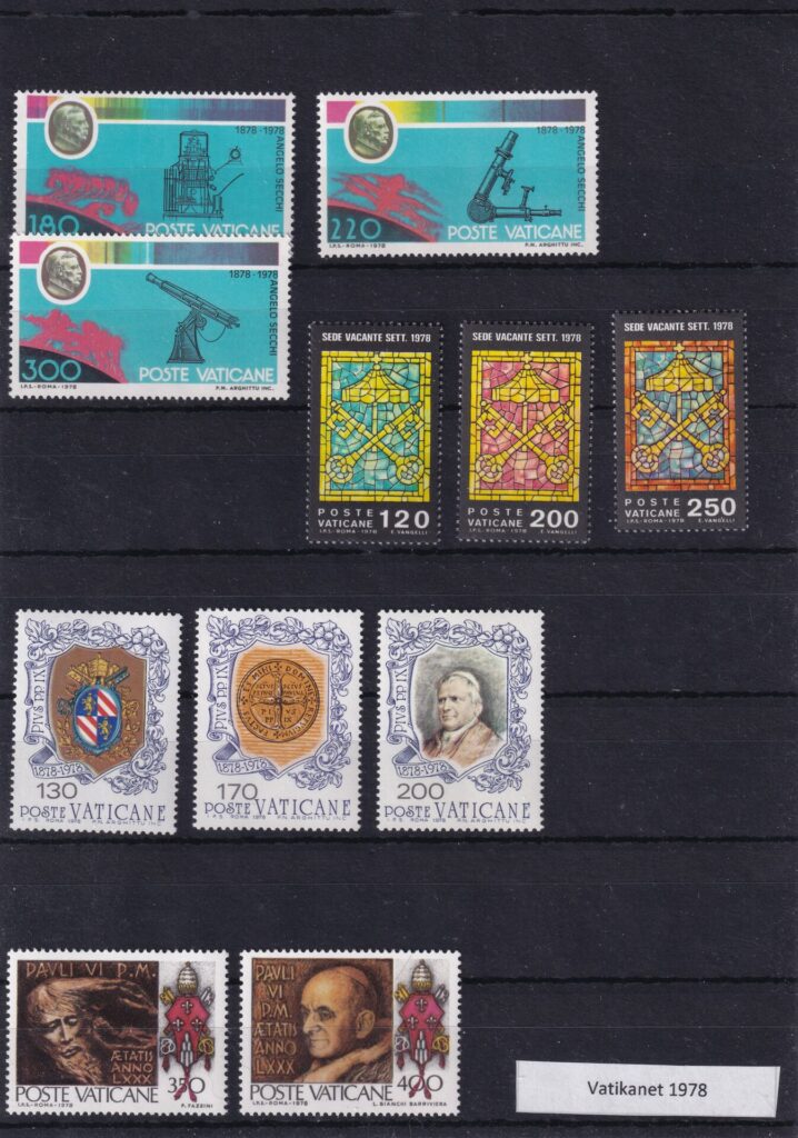 Vatikanet 1978 Stamp Frimærker