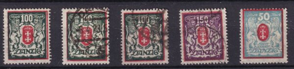 Danzig Stamp Frimærker Diverse