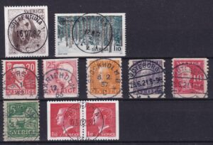 Sverige Stamp Frimærker