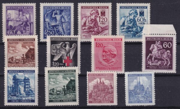 Bøhmen og Mähren Stamp Frimærker