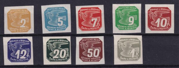 Bøhmen og Mähren Stamp Frimærker