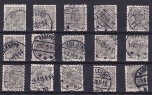 Danmark Stamp Frimærker dubletter