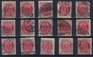 Danmark Stamp Frimærker dubletter