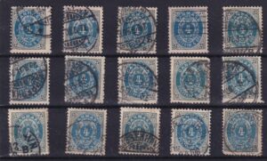 Danmark Stamp Frimærker dubletter