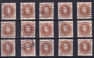 Danmark Stamp Frimærker dubletter