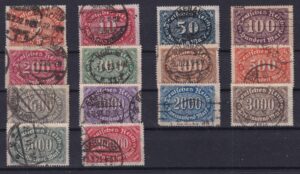 Det Tyske Rige Stamp Frimærker