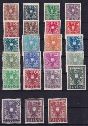 Østrig Frimærker 1945