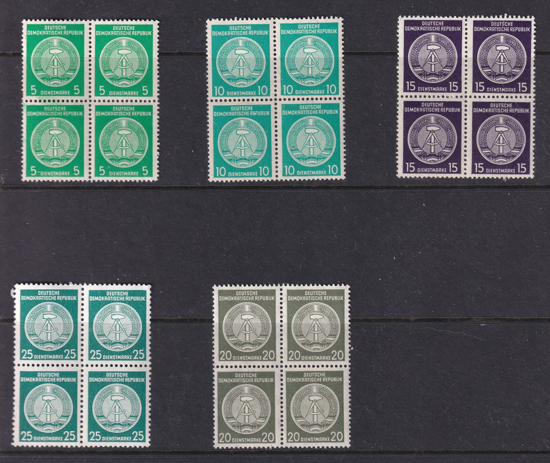 DDR Østtyskland Frimærker Stamp