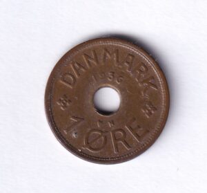 Mønt Danmark 1 øre 1936