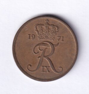 Mønt Danmark 5 øre 1971