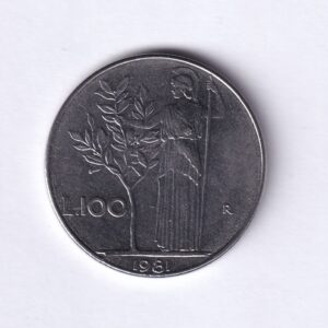 Mønt 100 lire 1981 Italien