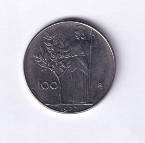 Mønt 100 lire 1977 Italien