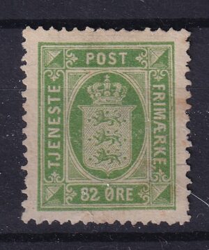 Danmark – 32 Øre Tjenestefrimærke – Våbentype