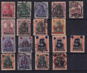 Frimærker Stamps Danzig