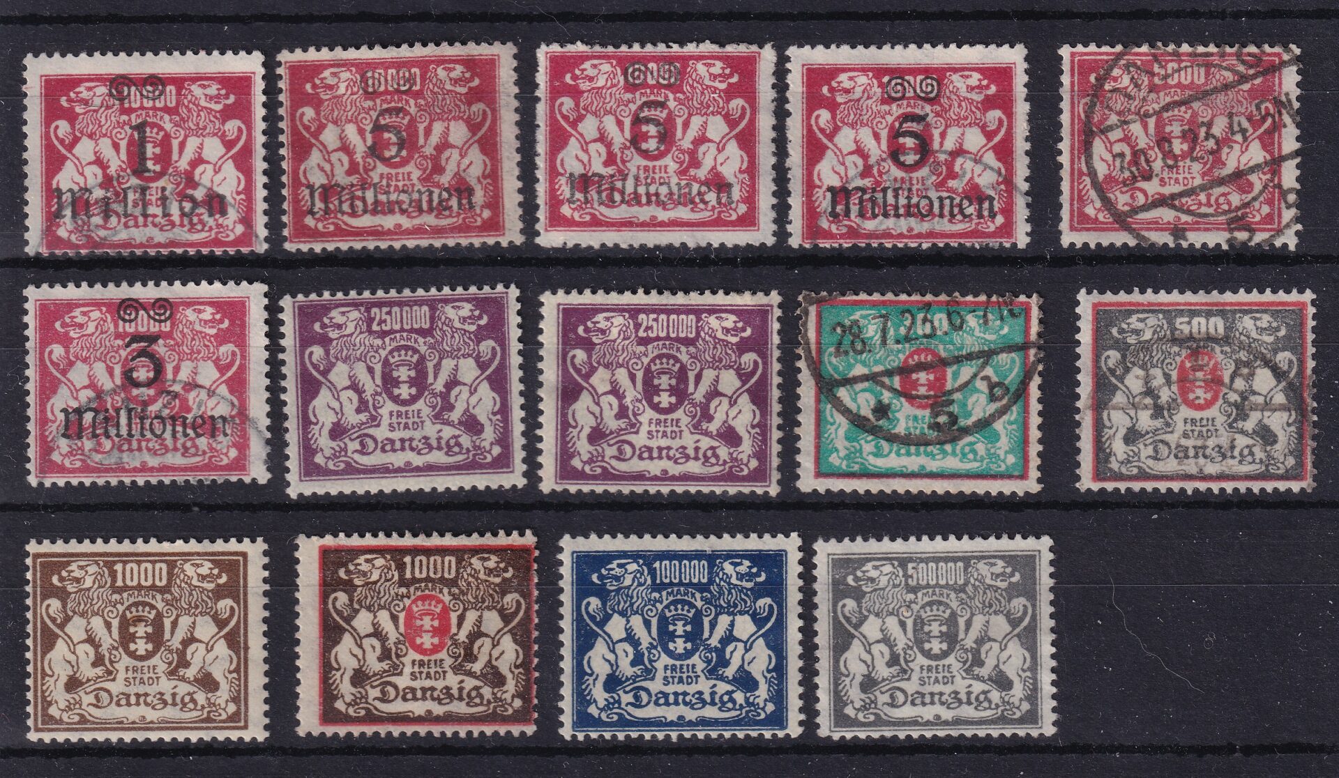 Frimærker Stamps Danzig