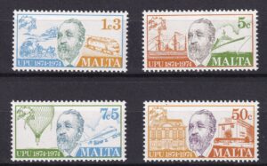 Malta 1974 – UPU 1874–1974 – 100 års jubilæum