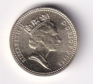 Mønt England 1 Pund Mønt 1998