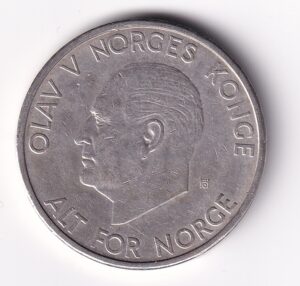 Mønt Norge 5 kr 1966 Mønt