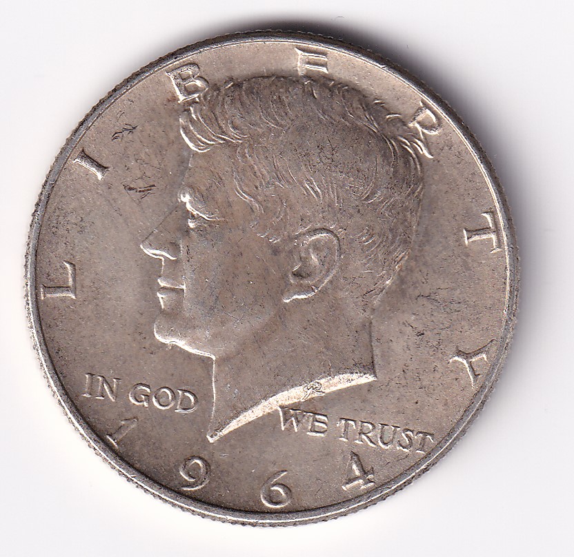 Mønt USA Half Dollar 1964