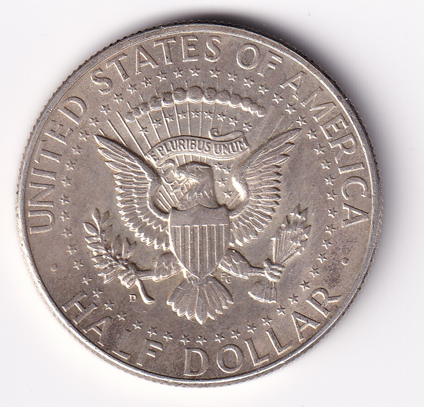 Mønt USA Half Dollar 1964 - Billede 2