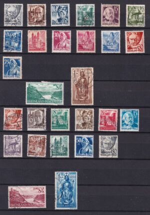 Rheinland-Pfalz Stamp Frimærker