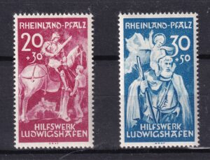 Rheinland-Pfalz Stamp Frimærker