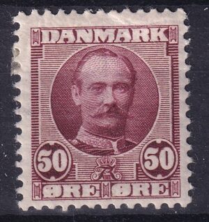 Danmark – 50 Øre Christian X – Klassisk portrætudgave