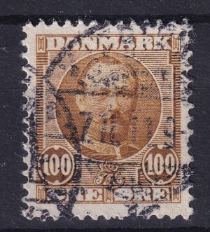 Danmark – 100 Øre Christian X – Klassisk portrætudgave (brugt)