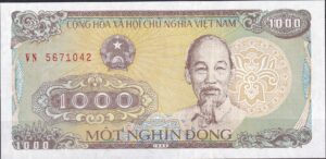 Vietnam 1000 Dong 1988 – P-106 – Ubrugt (UNC)