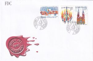 Førstedagskuvert Finland 1997 – Jul (Christmas), Helsinki