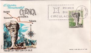 Spanien – Cuenca Ciudad Encantada FDC (España Monumental)