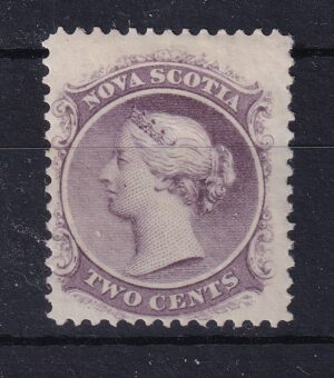 Nova Scotia nr. 8 – 2 cents dronning Victoria (1860-1863)