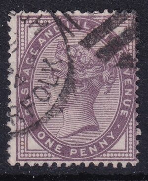 Storbritannien 1 Penny Queen Victoria 1881 – Postage and Inland Revenue