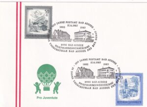 Østrig – Førstedagsbrev – Bad Aussee frimærkeudstilling (1983)