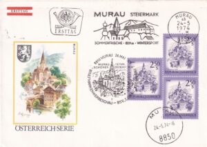 Østrig – Førstedagsbrev – Murau, Steiermark (1974)