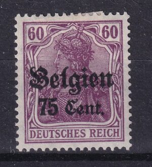 Deutsches Reich – Belgien 75 Centimes – Germania