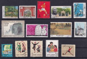 Kina og Taiwan – blandet samling frimærker