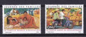 FN Genève 2006 – International Familiedag – 2 frimærker