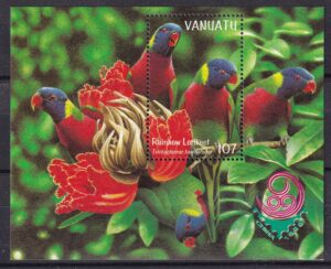 Vanuatu – Rainbow Lorikeet – China 1999