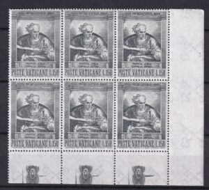 Vatikanstaten 1964 – Michelangelo – Profeten Joel – seksblok